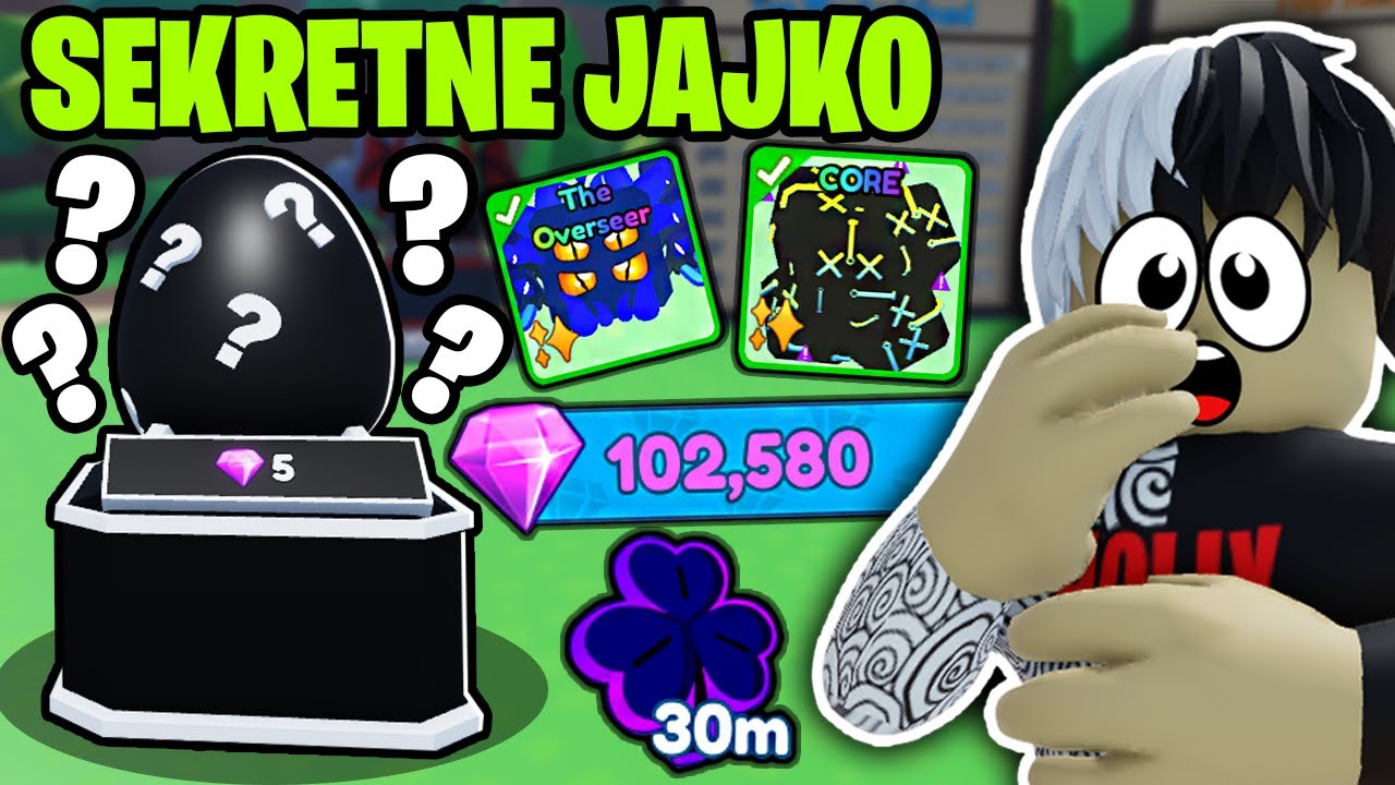 TAJEMNICZE JAJKO I MEGA SPOS&Oacute;B NA GEMY w MINING SIMULATOR 2 (ROBLOX)