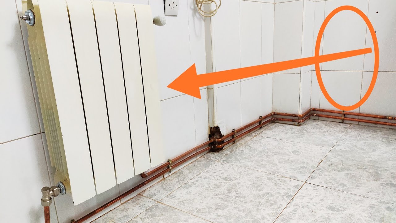 Cómo CAMBIAR de SITIO un RADIADOR. El TRUCO de la Conexión Invisible👈🏼. ASÍ se Hacen las Cosas