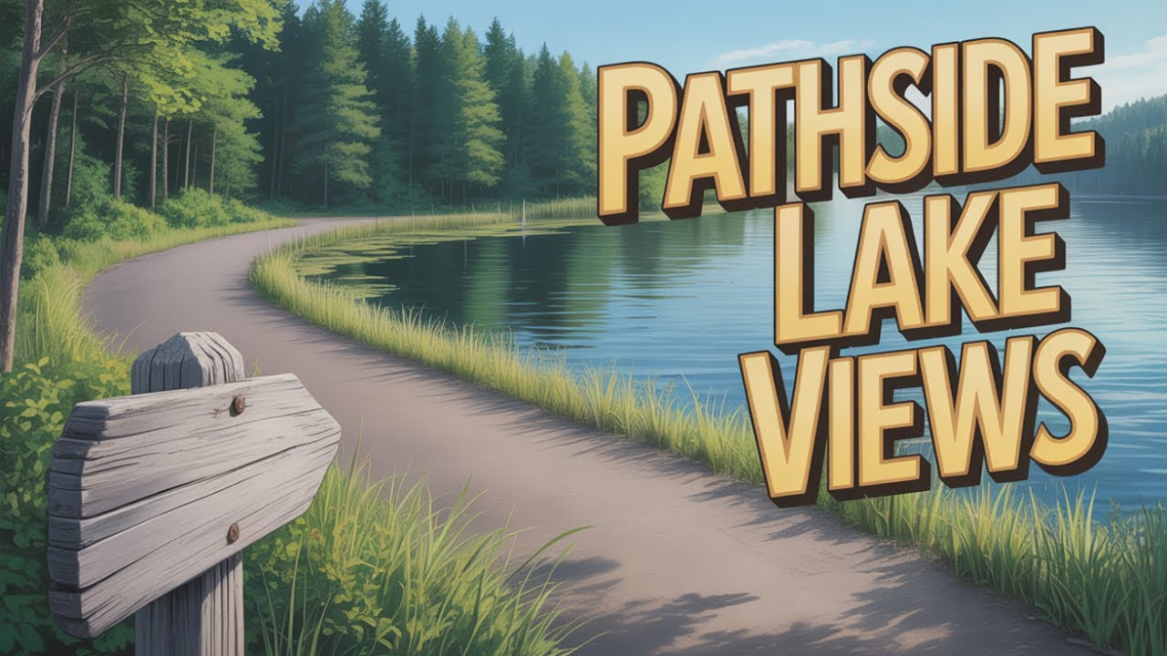 Walking the lake path with gorgeous scenery,লেকের ধারে হাঁটা, চারপাশে মোহনীয় প্রকৃতি 