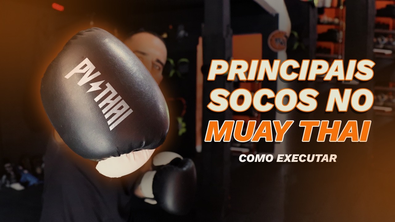 Pare de ERRAR na movimentação dos SOCOS no MUAY THAI - Passo a passo de cada golpe de mão - PV Thai