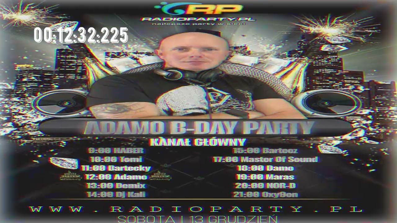 ADAMO - B-DAY PARTY 2025 (RadioParty.Pl) (13.12.2025)