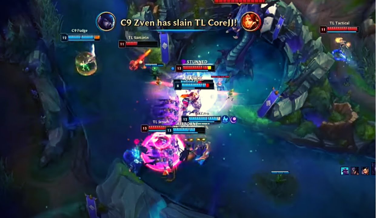 TL Jensen Finds A Perfect Azir Ult Angle And Pops Off