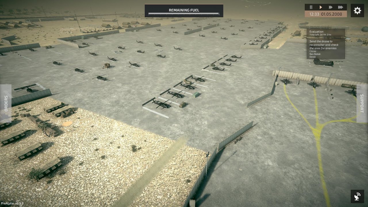 Main Operating Base (MOB) Drone View