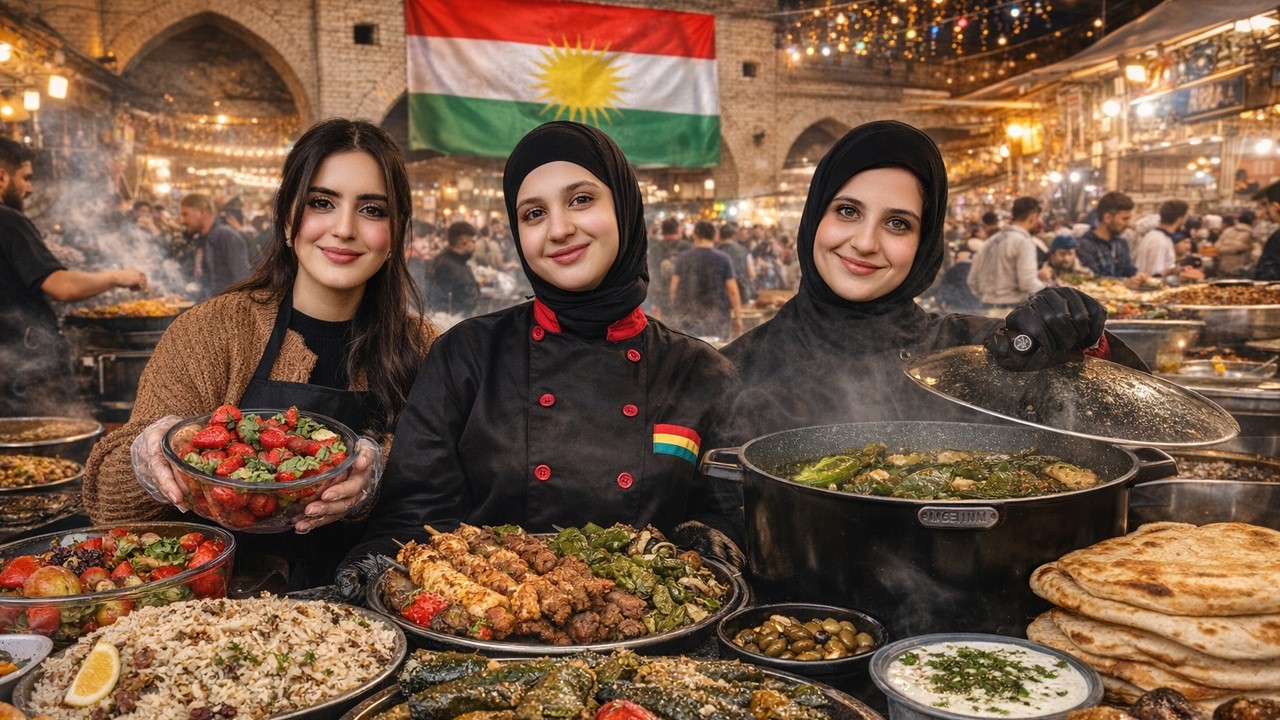 Best Ramadan Festival in the Kurdish Capital | Food, Lights & Crowds!