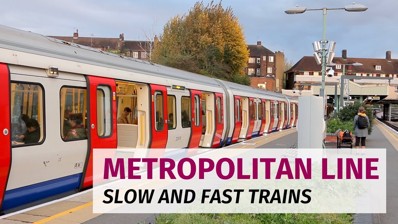 London Underground: Beautiful Evening on the Metropolitan Line
