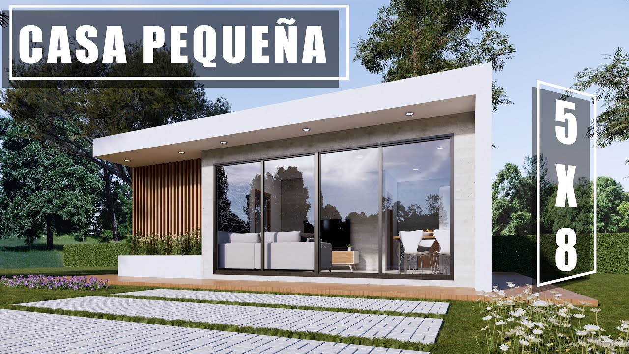 CASA DE DESCANSO PEQUEÑA Y MODERNA DE 5X8 / TINY HOUSE