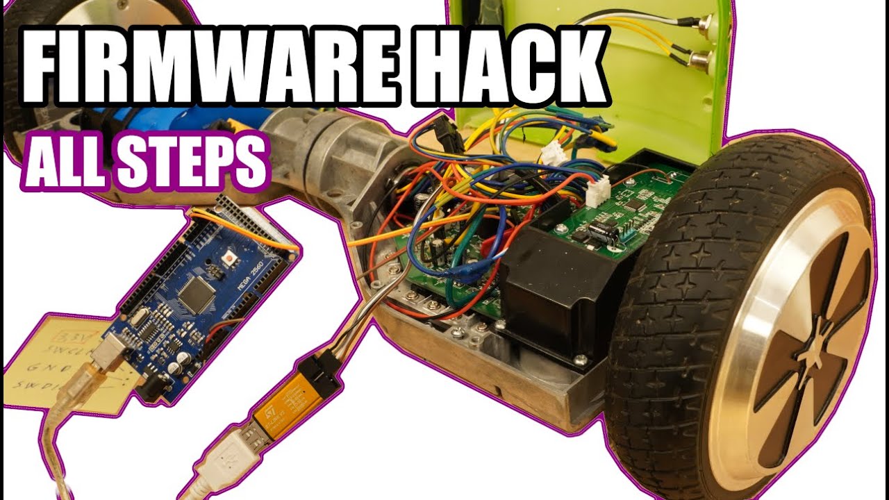 HOVERBOARD HACK - Firmware change - ALL STEPS