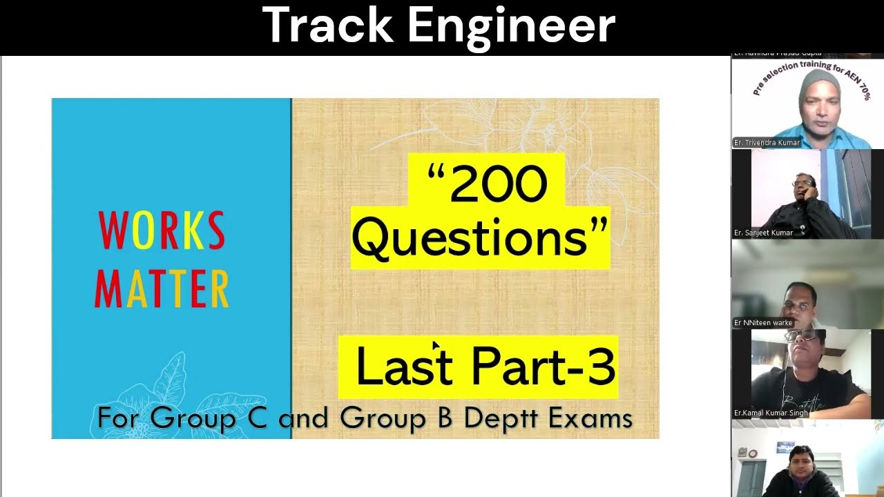 Works Matter  200 Question Part 3 | IRWM |