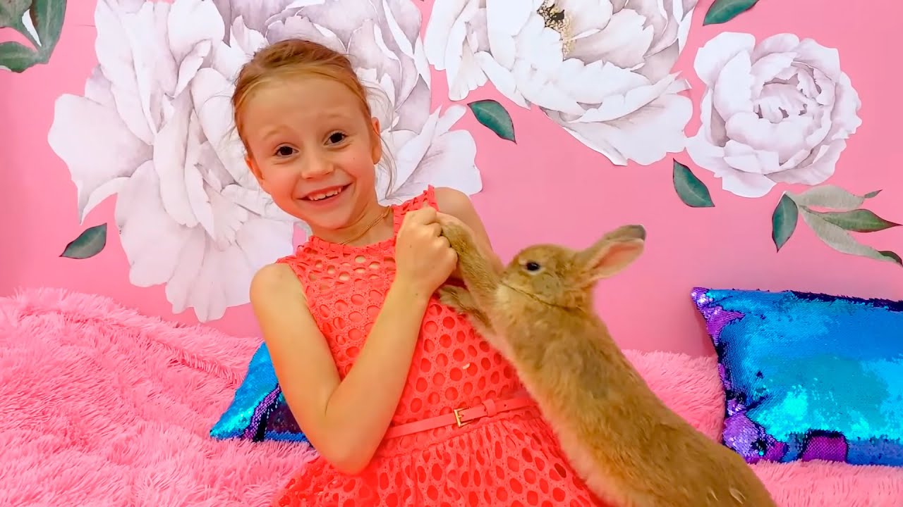 Nastya cuida a sus animales. Cuentos divertidos para niños. colección de 20 minutos