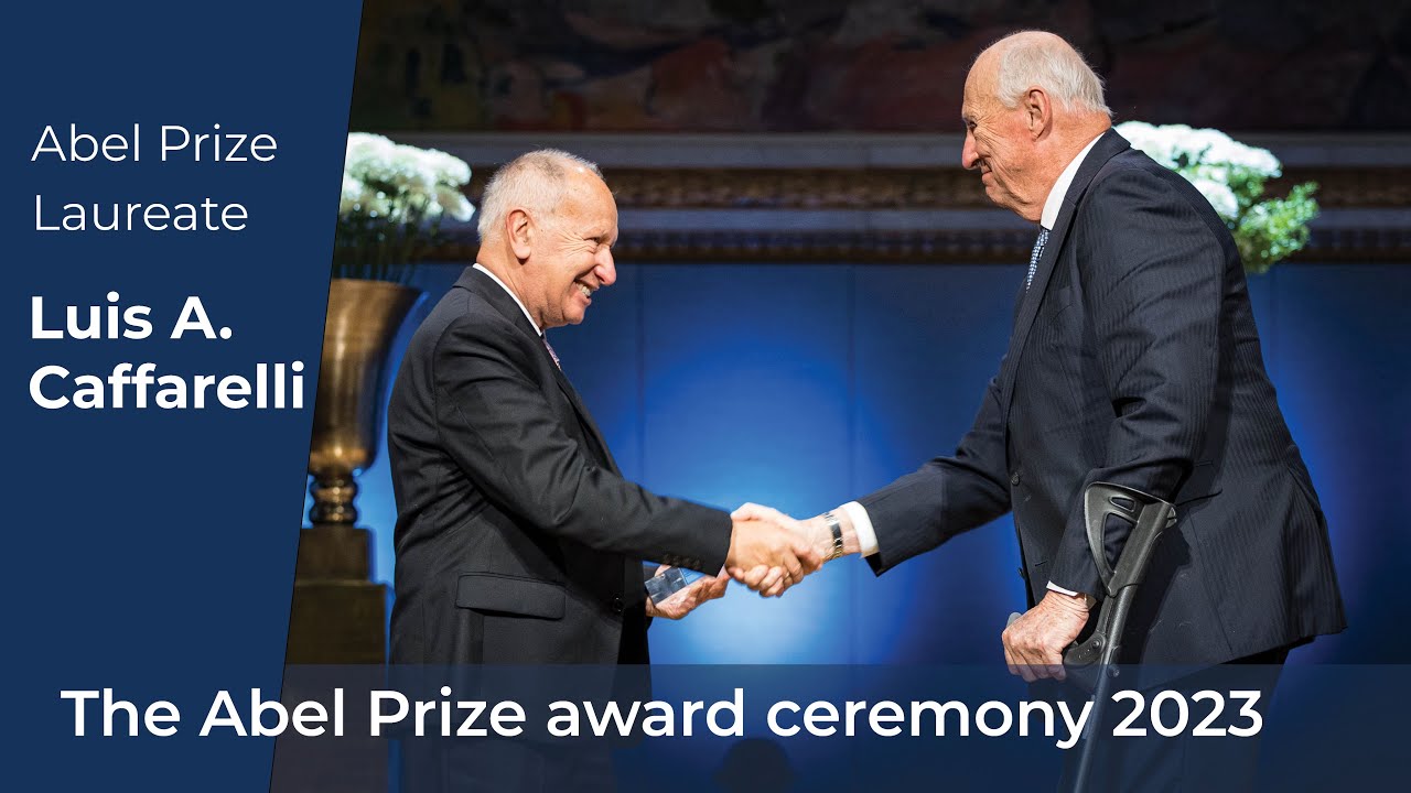 Abel Prize award ceremony 2023: Luis A. Caffarelli