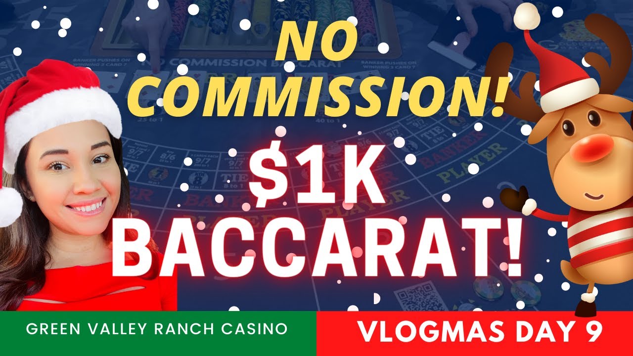 ❤️ VLOGMAS DAY 9: BACCARAT! NO COMMISSION! I WAS BEING A LITTLE CRAZY WITH PARLAYS! SIDE BETS!