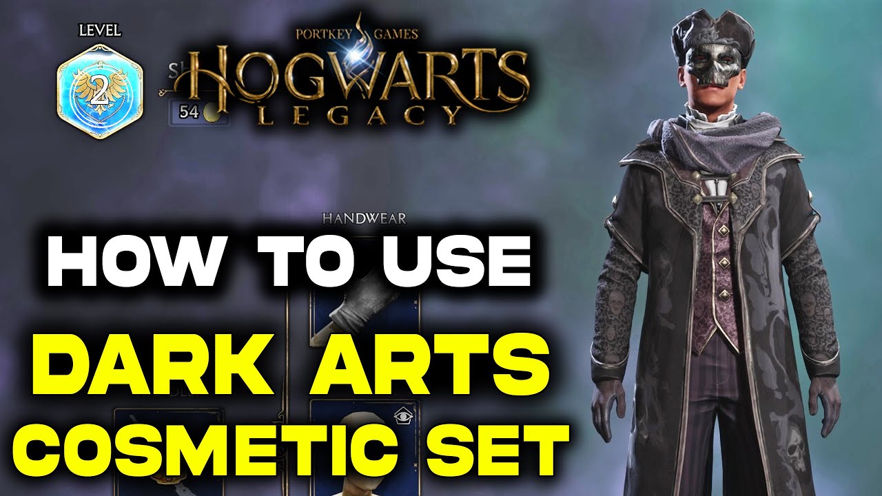 How to Use Dark Arts Cosmetic Set Hogwarts Legacy Deluxe Edition | Rare Set | How to Change Clothes