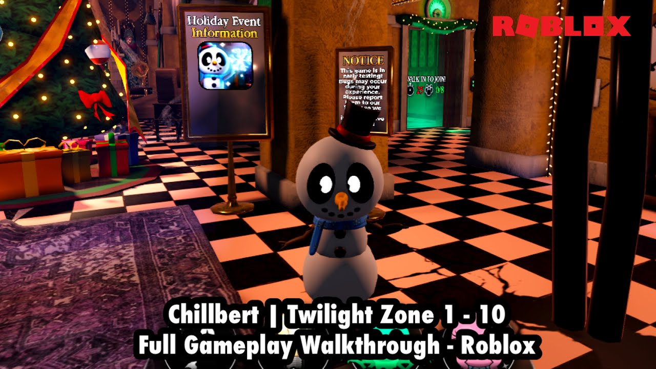 Chillbert | Twilight&rsquo;s Zone Floor 1 - 10 [Full Gameplay Walkthrough] - Roblox