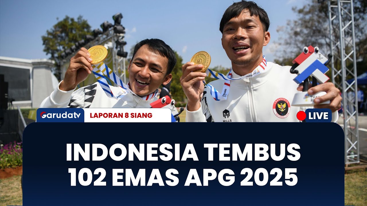 Indonesia Lampaui Target dengan Koleksi 102 Medali Emas | LAPORAN 8 SIANG