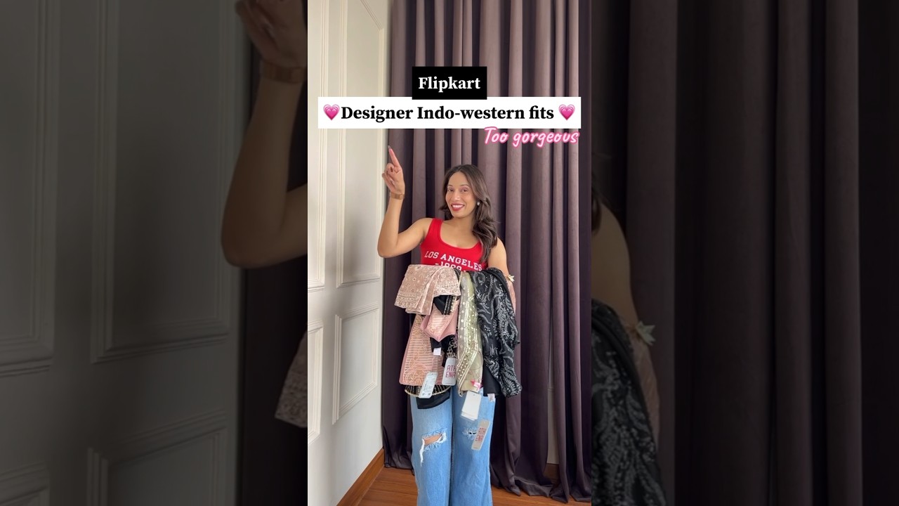 ✨️Designer Indo-western fits ✨️&hearts;️#flipkart #indowestern #haul #shorts #viralshorts