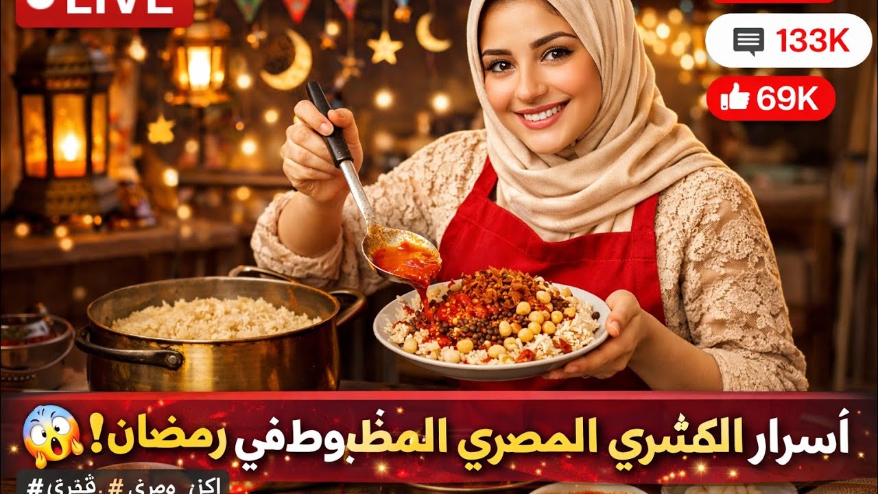 أسرار الكشري المصري المظبوط في رمضان 😍🍲 تعالي شوفي الطريقة الصح!