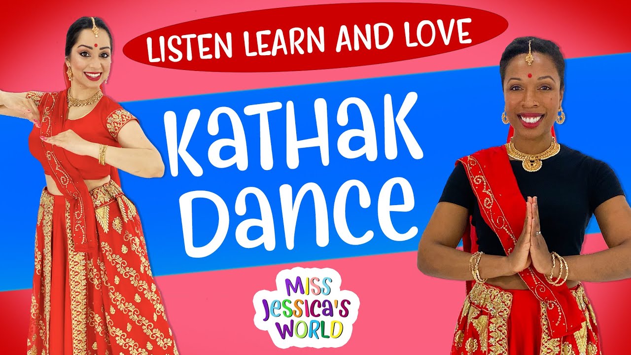 Kathak dance for kids with Svetlana Tulasi | Miss Jessica's World | Listen Learn & Love