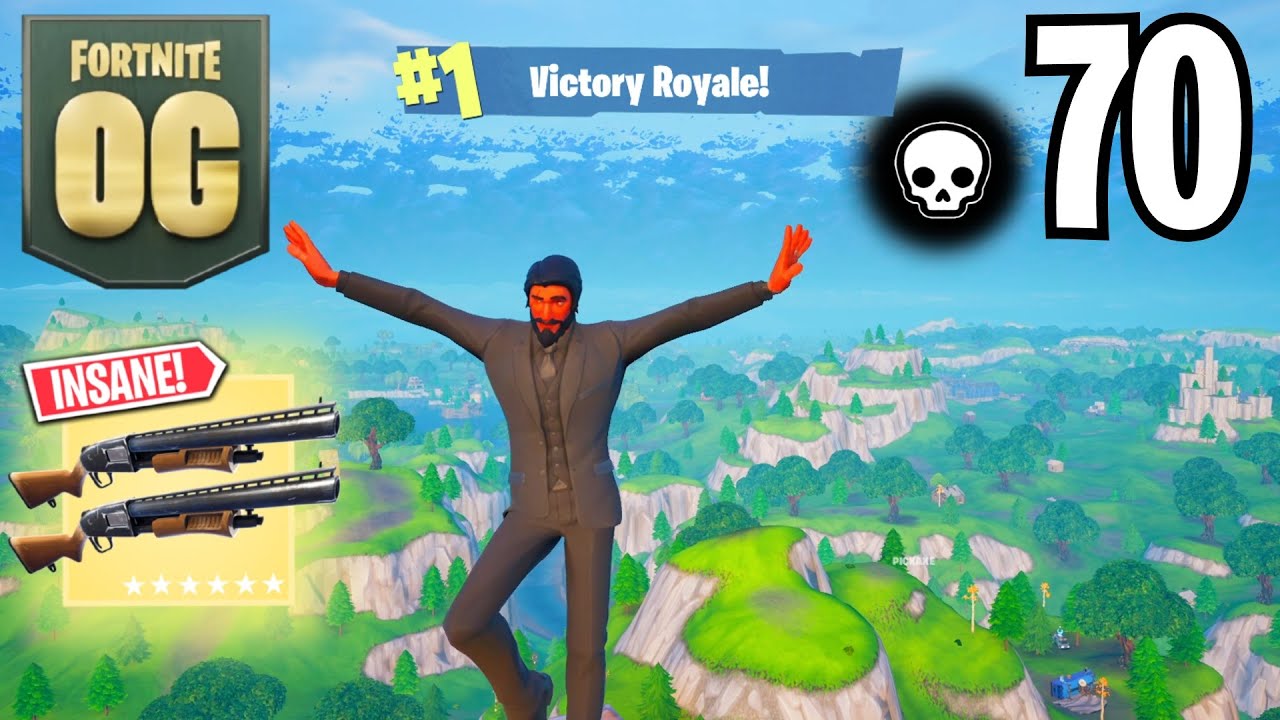 High Elimination Solo vs Squads WINS Gameplay (OG FORTNITE CHAPTER 1 SEASON 1)!