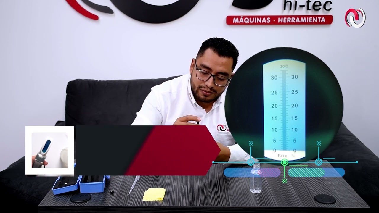 Calibración de refractómetro - Hitec Tools