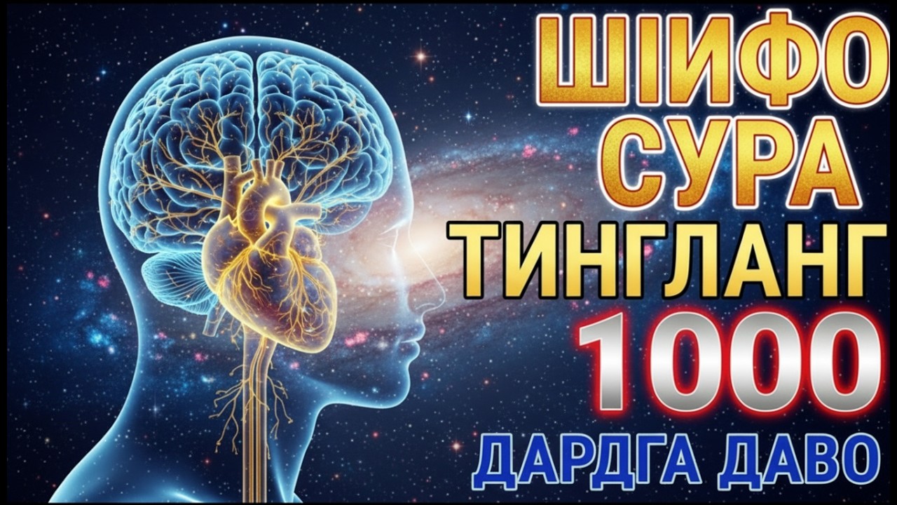 🌙 Кучли Шифо Муроттали — Танa, Руҳ ва Қалб Саломатлиги Учун Суралар