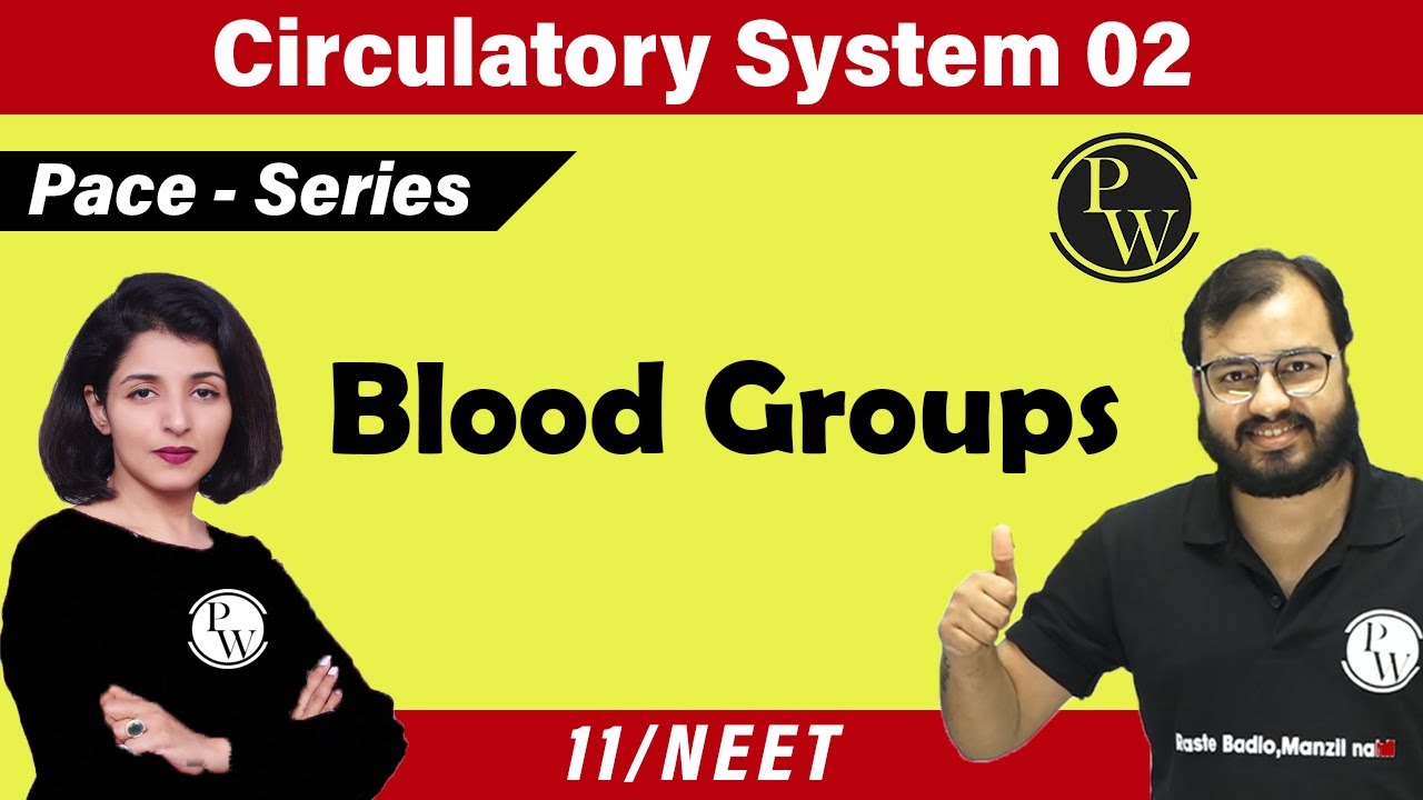 Circulatory System 02 | Blood Groups | Class 11| NEET | PACE SERIES