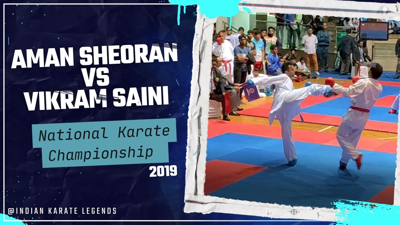 Aman Sheoran vs Vikram Saini | National Karate Championship 2019 | -75Kg Male Kumite