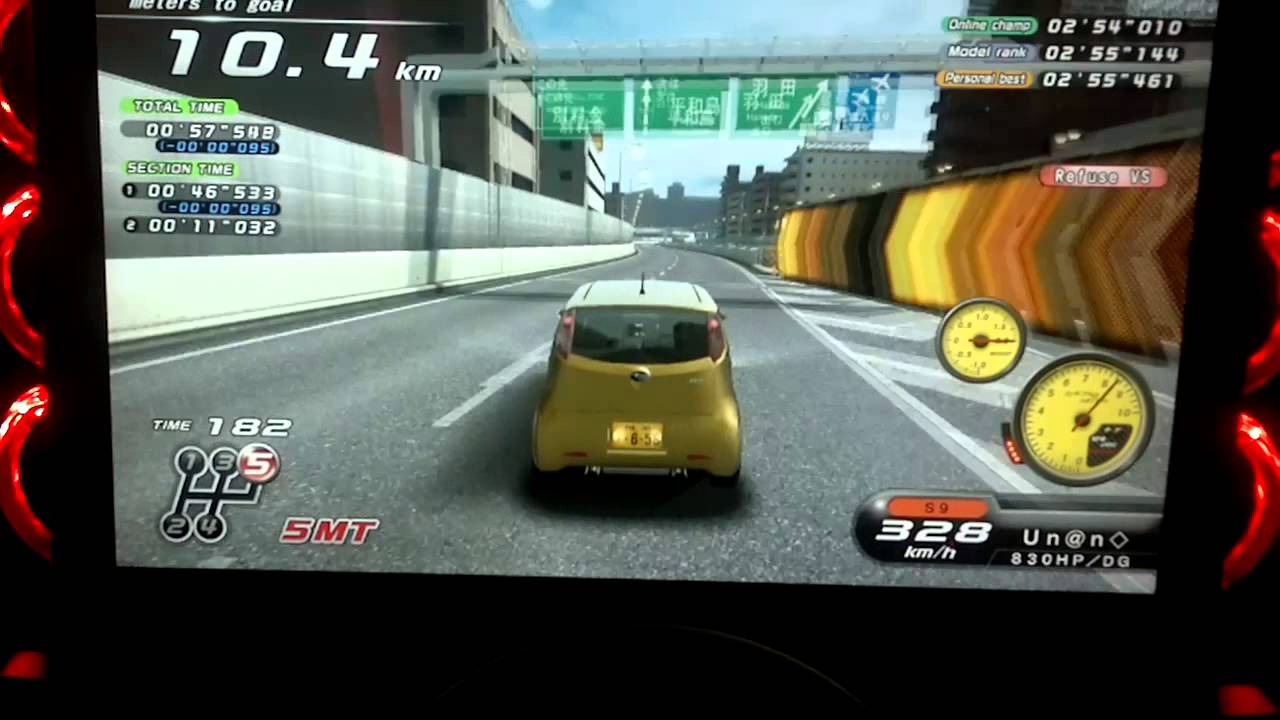 Wangan Midnight Maximum Tune 4 - R2 Time Attack on Yokohane Upward by Carlo 2'55''092