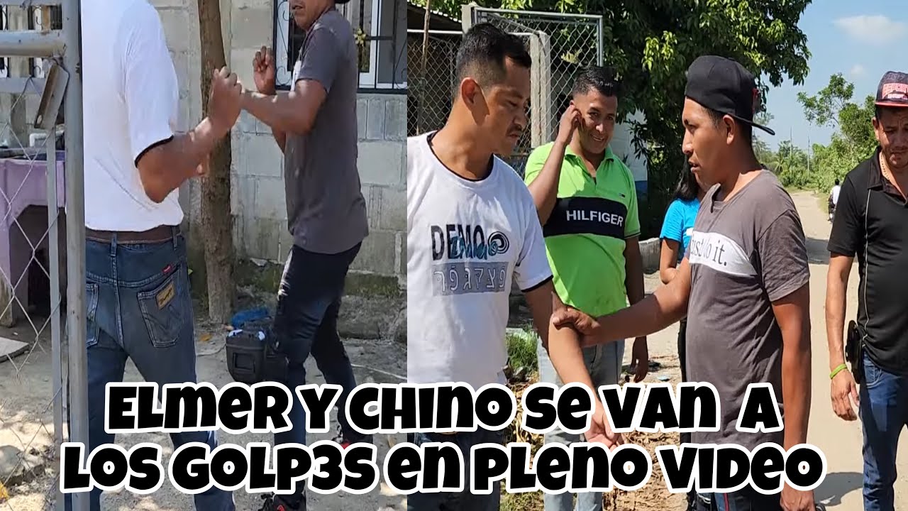Chino se agar4n a golp3s con Elmer en pleno video/ por Canche no puede ser lo que están pasando 3