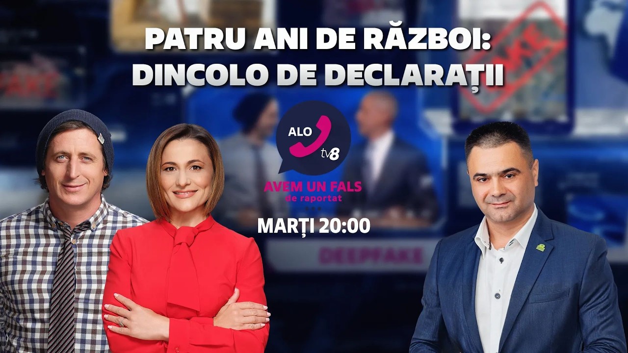 Alo, TV8: Patru ani de război în Ucraina: Dincolo de declarații și propagandă /24.02.2026