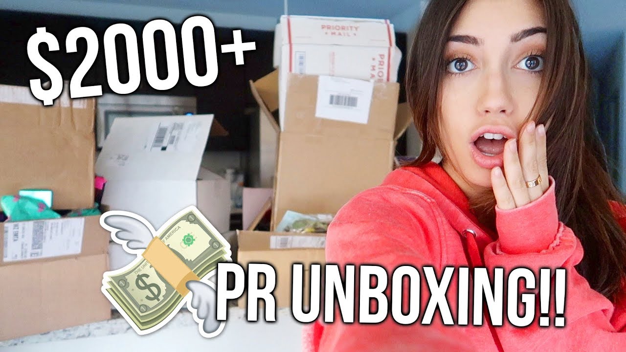 $2000+ PR PACKAGE UNBOXING!!! So much makeup & new clothes!!!