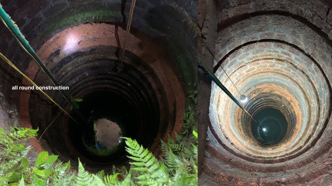 Dangerous Redstone masonry/മഴ കാരണം കിണറിന്റെ സെന്ററിൽ ഇടിഞ്ഞപ്പോൾ!!
