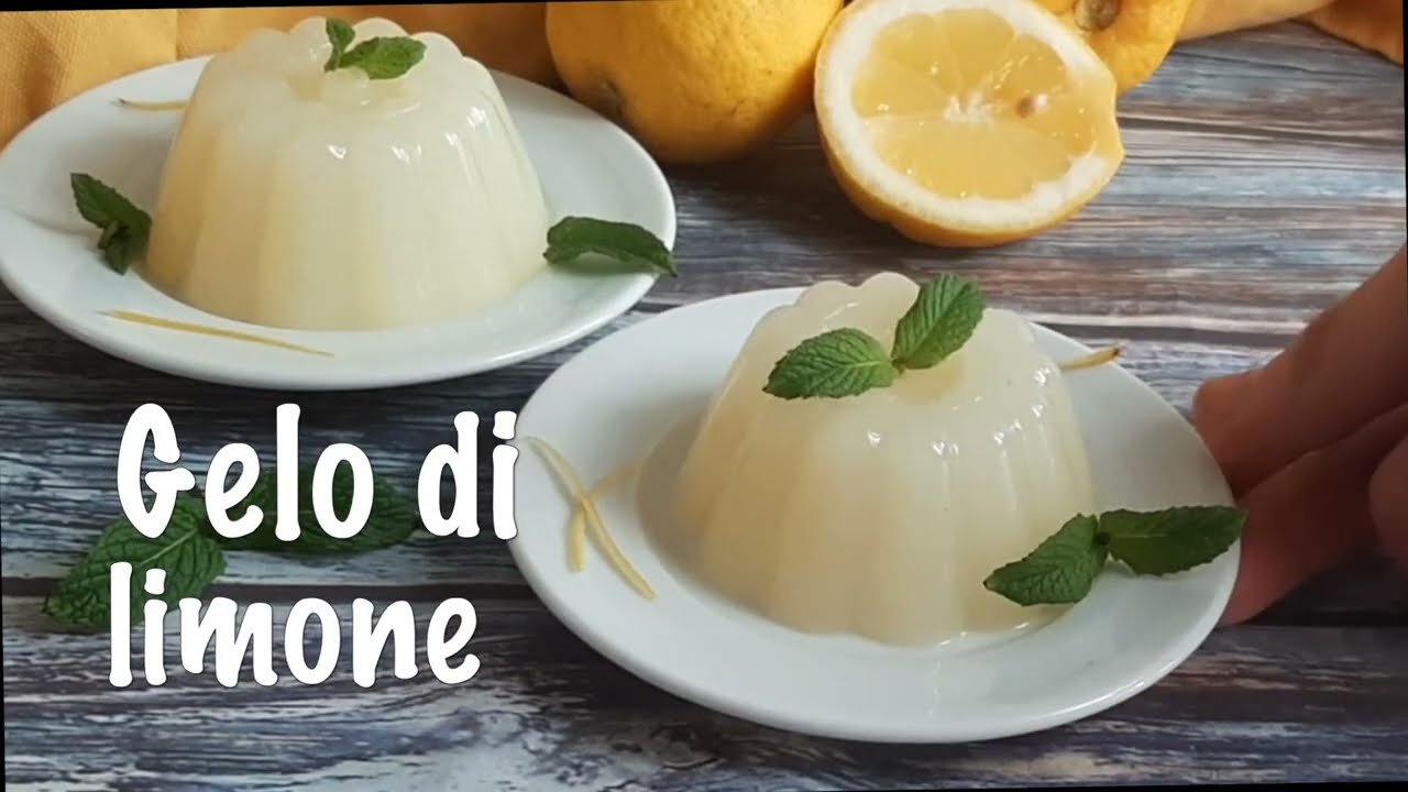 Gelo di limone: ricetta tipica siciliana per il budino al limone senza colla di pesce senza glutine