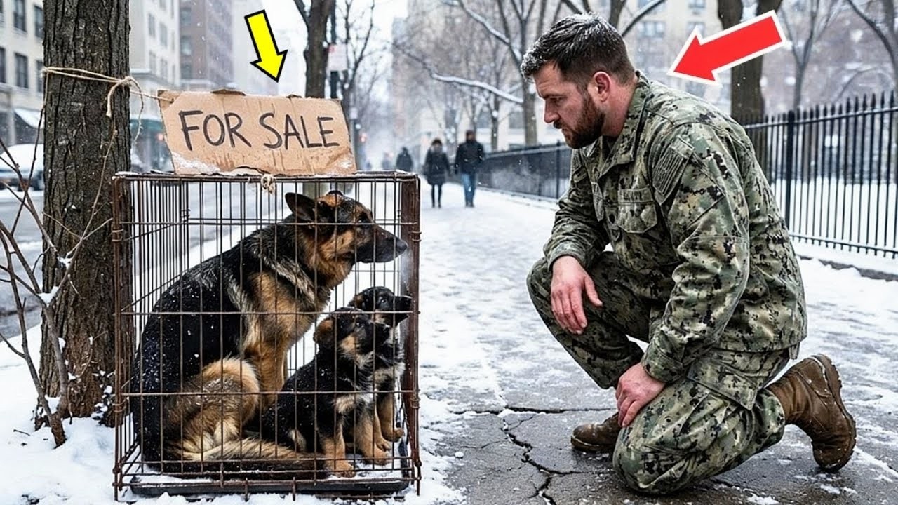 Officer Rescues Freezing Mother Dog and Puppies – What Happens Next Will Melt Your Heart!