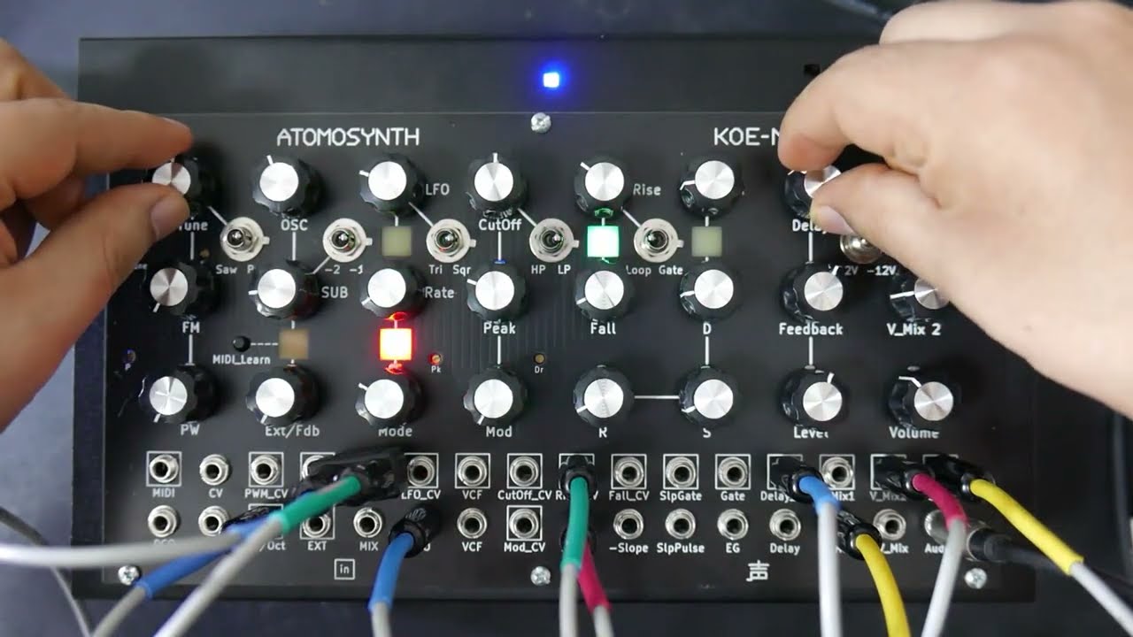 AtomoSynth KOE_M6 random ambient patch #1