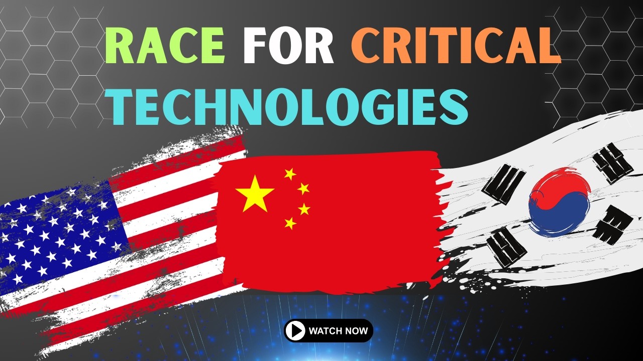 Which country is leading the race for critical technologies? #techonology  #superpower #2024