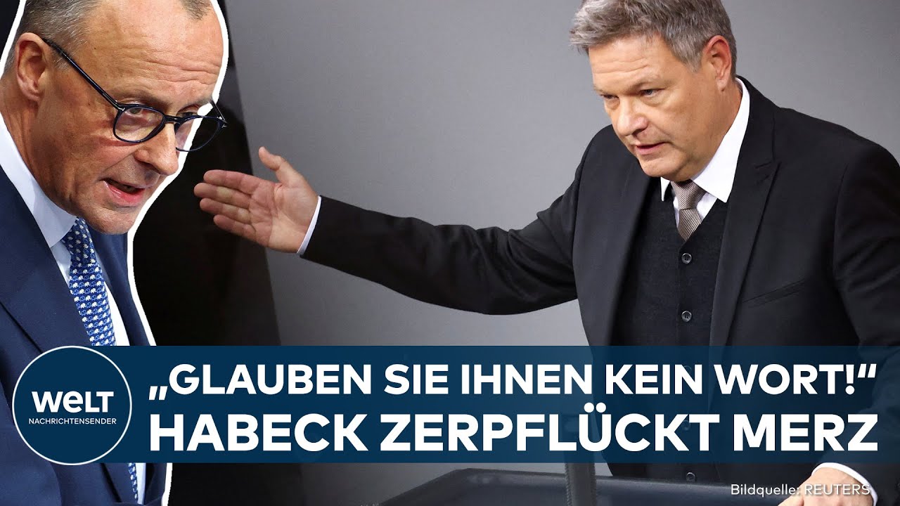 HAUE VON HABECK - Minister zerpflückt Union: 
