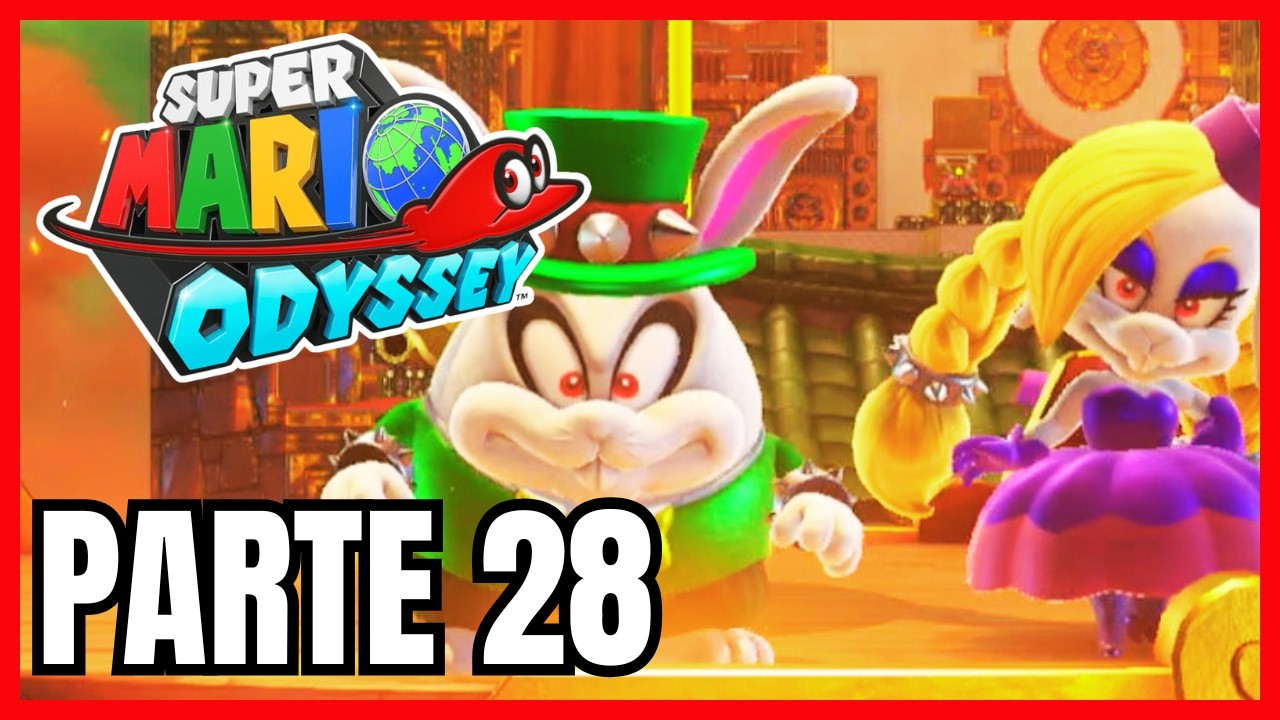 SUPER MARIO ODYSSEY - MARIO VS BROODAS - PARTE 28