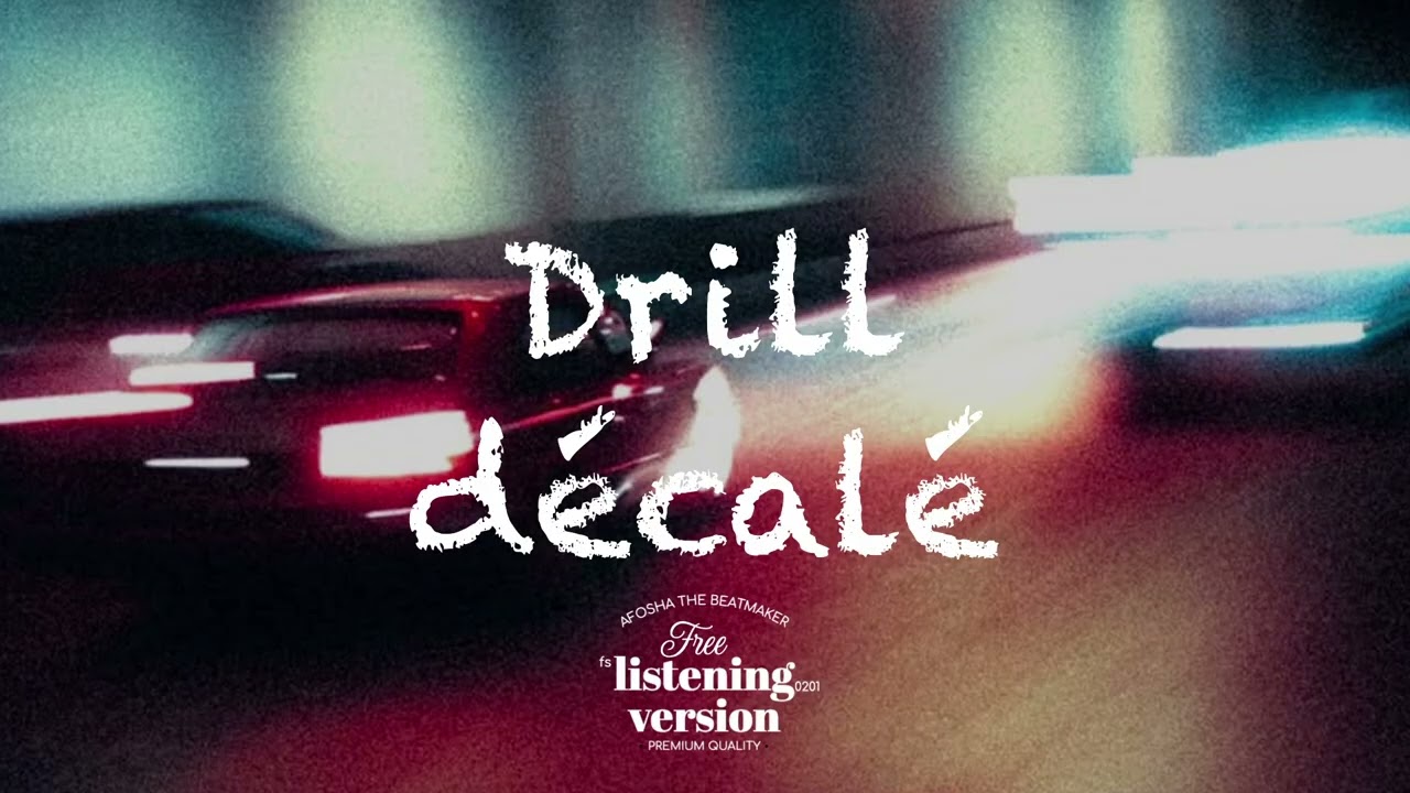 Drill décalé afrobeat drill instrumentale by afosha