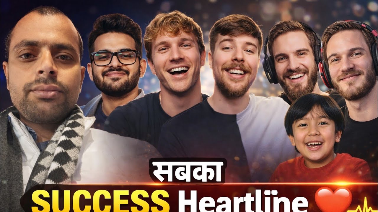 Youtubers Success Explained | Ajay Insight India #youtubers #Livestreams #shorts