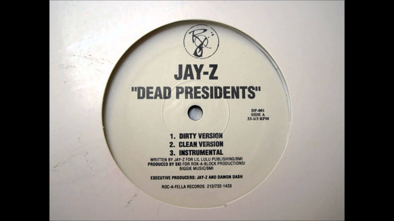 Jay-Z ‎-- Dead Presidents (Instrumental) HQ