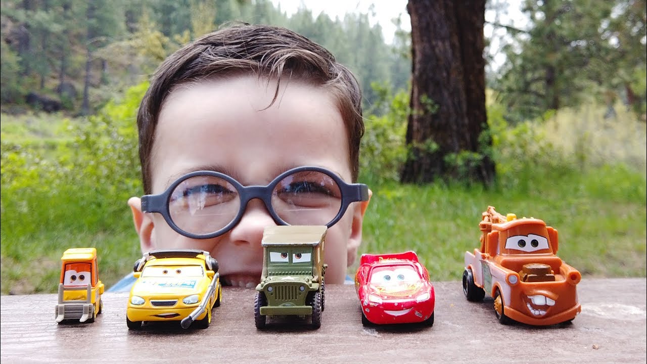 Meeting Favorite Buddies Mater and Lightning McQueen at Disneyland!