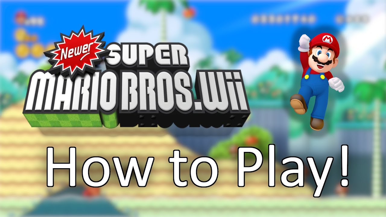 How to Play Newer Super Mario Bros. Wii!