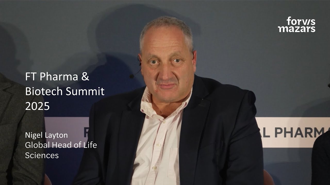 Nigel Layton speaks at the FT Pharma & Biotech Summit 2025