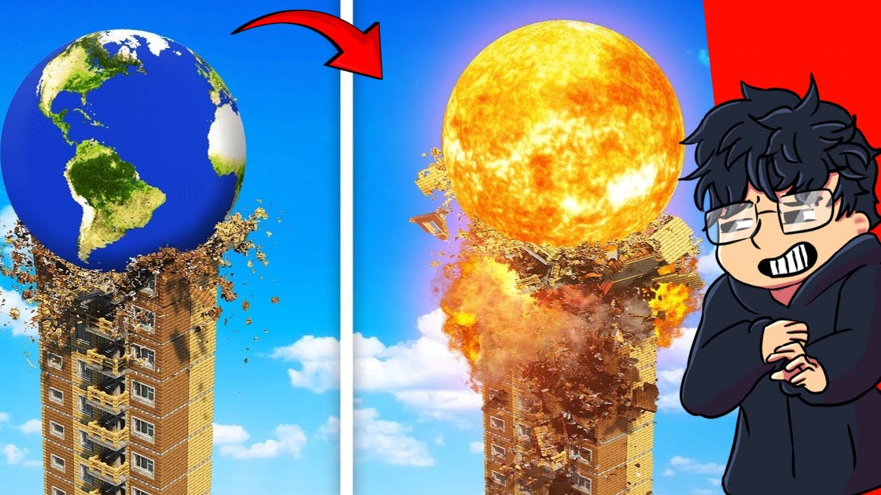 REACTING TO SUN VS EARTH VS MOON GRAVITY !!