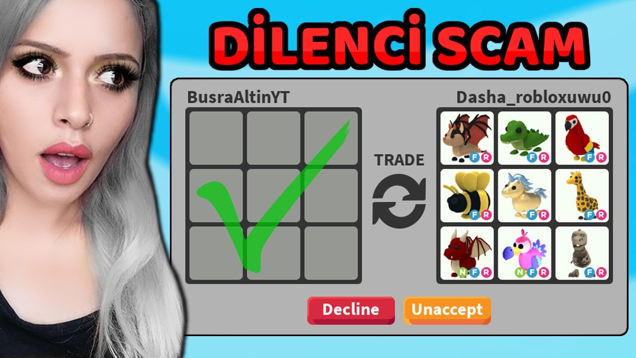 SCAMMER DİLENCİ OLDUM !? BEDAVA PET ALMA TAKTİĞİ !! ( Roblox Adopt Me )
