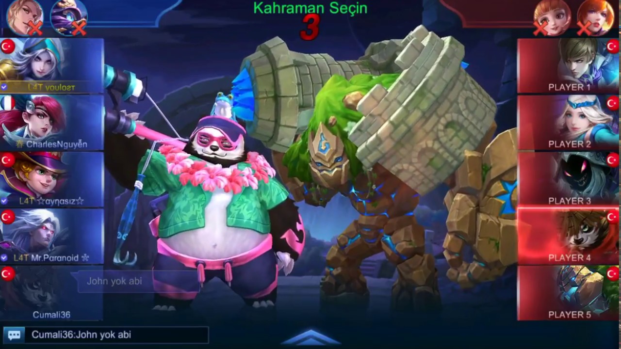 Mobile Legends 2-2-1 Bugu Yapan Ciğersiz Varlıkları Tanıtma Vol 3 - Karakter Yoksunluğunda Bugün ML