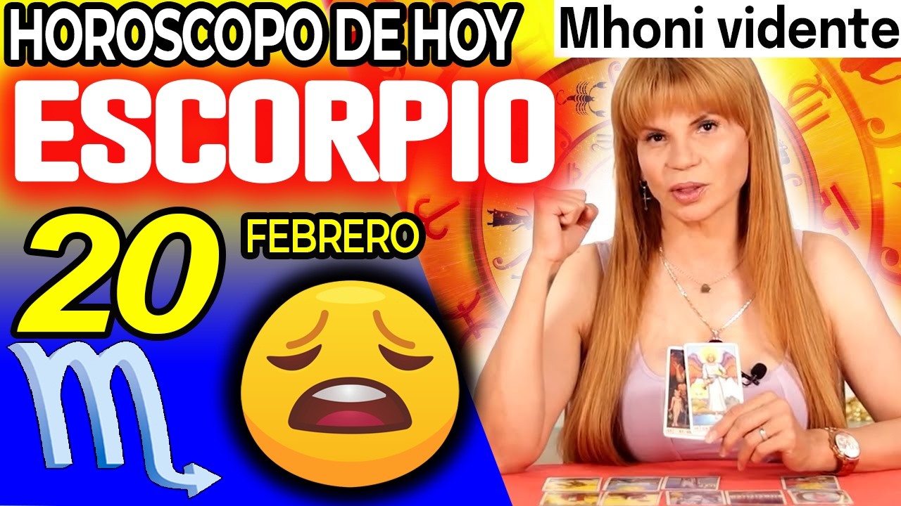 ESCORPIO ♏ 😖¡PELIGRO!🔴ALGO GRAVE ESTÁ PASANDO❌ Horóscopo De Hoy 20 De Febrero 2026 | Mhoni Vidente