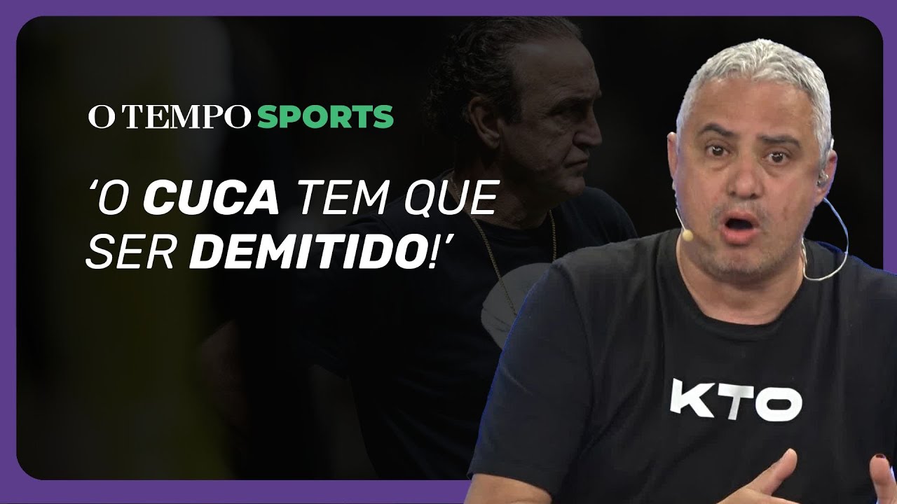 Galo: L&eacute;lio FICA BRAVO e pede DEMISS&Atilde;O de Cuca ap&oacute;s derrota para o Cruzeiro