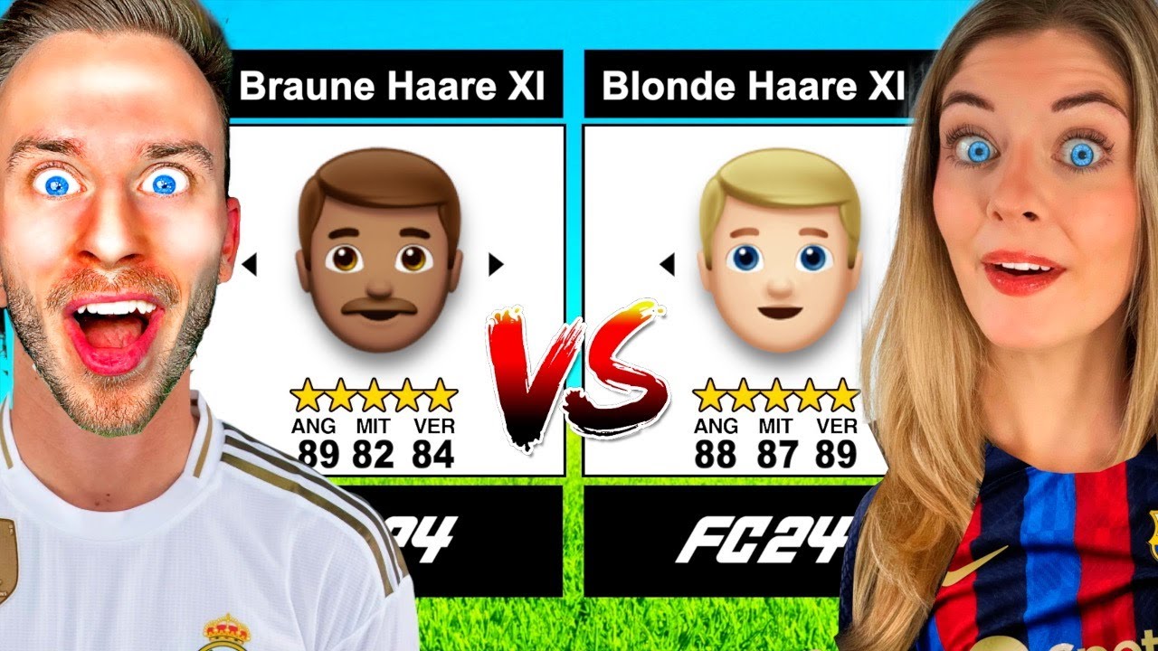 FC Fabiano vs FC Leni - aber HAARFARBEN bestimmen unsere Teams! 👀👨🏽