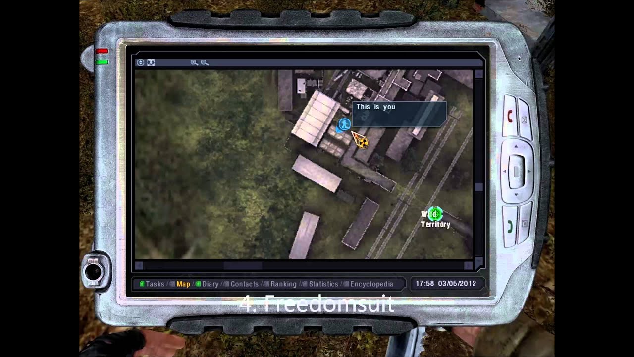 Secret items in Wild Territory at S.T.A.L.K.E.R. Shadow of Chernobyl